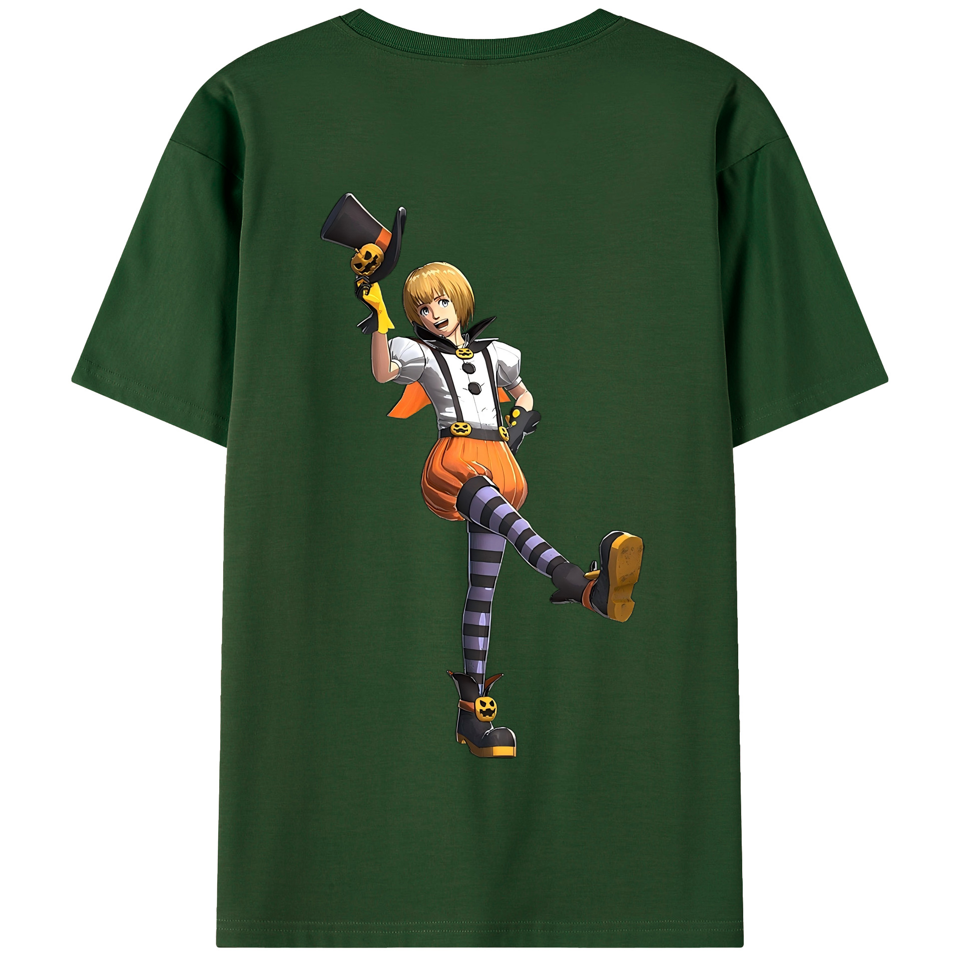 （画像用） 進撃の巨人 アルミン·アルレルト Attack on Titan Armin Arlert 綿100％半袖Tシャツ（背面プリント）